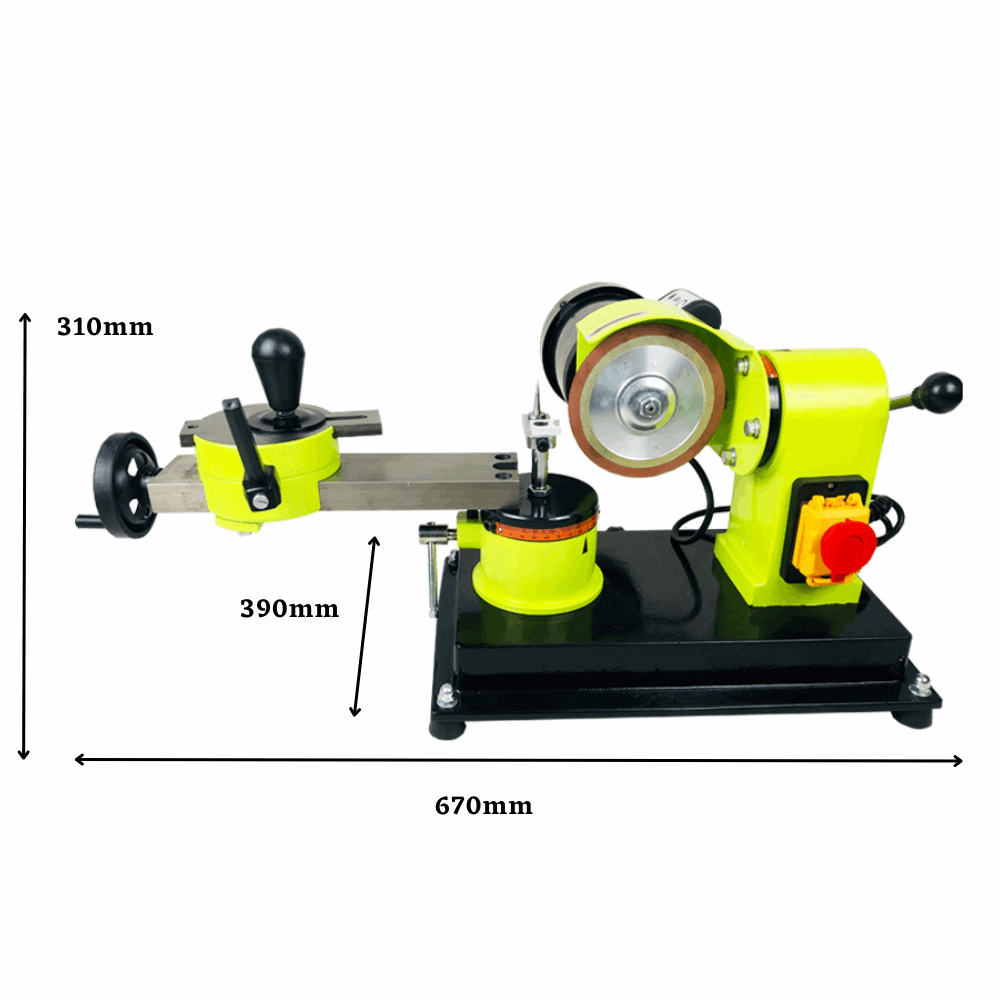 Forestwest 370W Electric Circular Saw Blade Sharpener BM693 - Professional Tool for Sharpening Dull Saw Blades at Home or Workshop