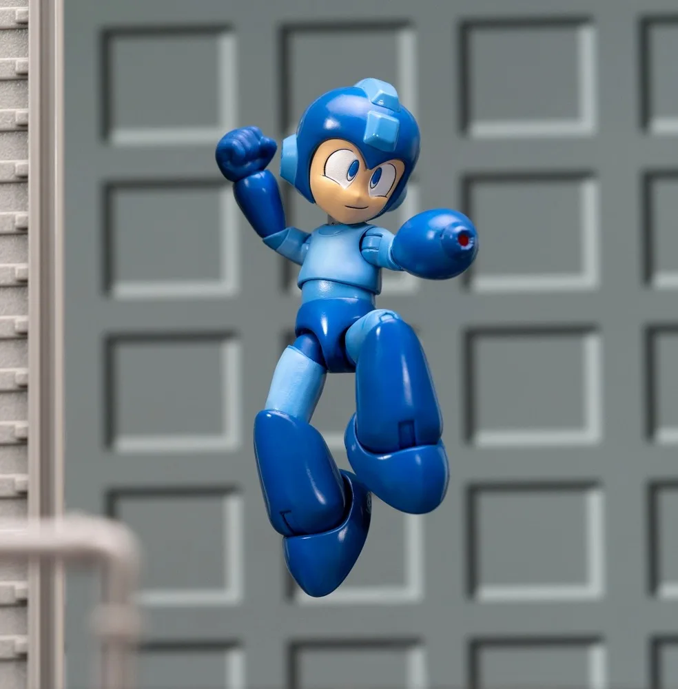 Jada Toys Mega Man Ice Man 6-Inch 1/12 Scale Action Figure - Collectible Toy for Display, Gaming & Cosplay Scenes