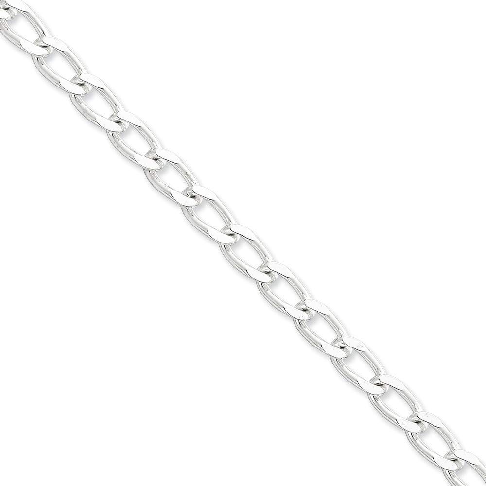 925 Sterling Silver Open Link Chain Necklace for Women - Dainty & Elegant Jewelry Gift in 16/18/20/24 Inch Lengths & 1.5mm-6.8mm Widths - Perfect for Layering, Everyday Wear & Special Occasions