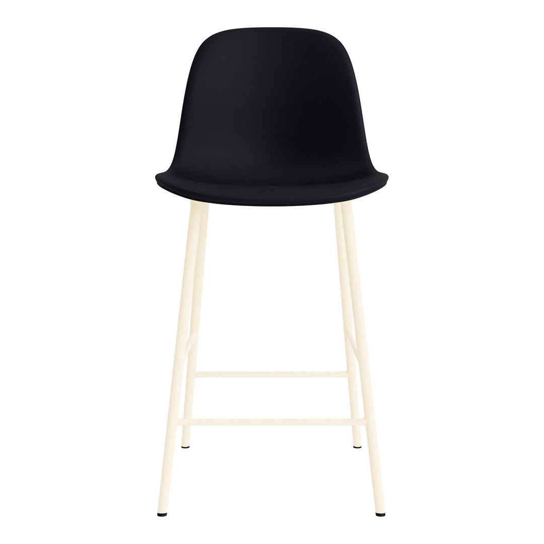 Premium Fully Upholstered Form Counter Chair - Stylish Bar Stool for Kitchen Island, Breakfast Nook & Home Bar Seating