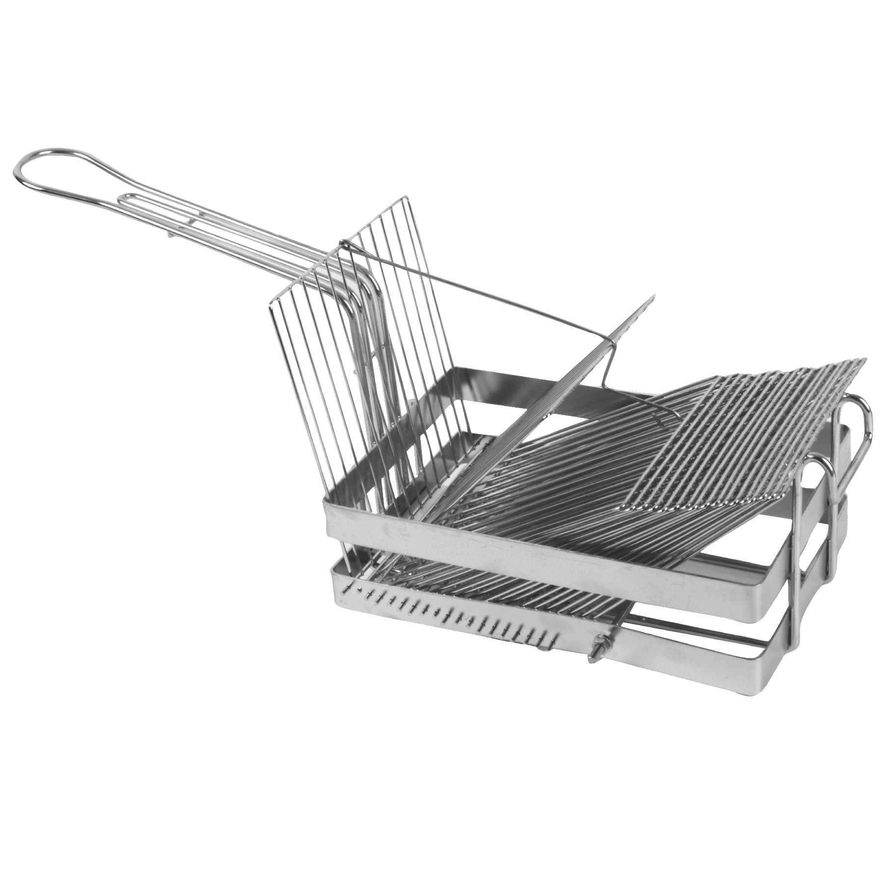 18-Slot Heavy Duty Tostada Shell Basket - Durable for Commercial & Home Use