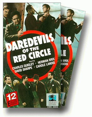Daredevils of the Red Circle - Classic Action Adventure VHS Tape for Movie Collectors & Nostalgia Lovers | Perfect for Vintage Film Nights & Retro Home Theater Displays