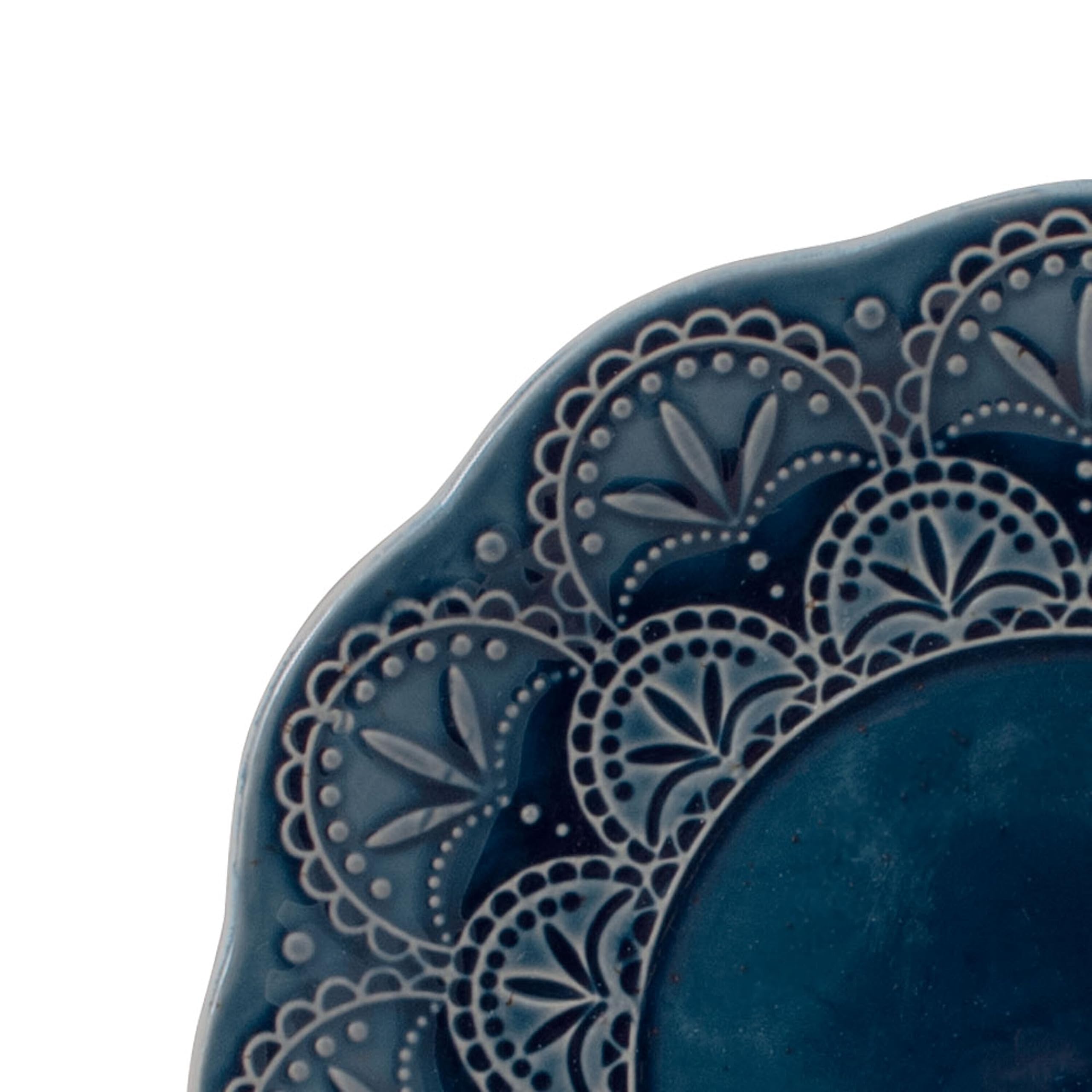 Pfaltzgraff Havana 16-Piece Dinnerware Set in Blue - Elegant Tableware for Casual Dining, Entertaining & Everyday Use