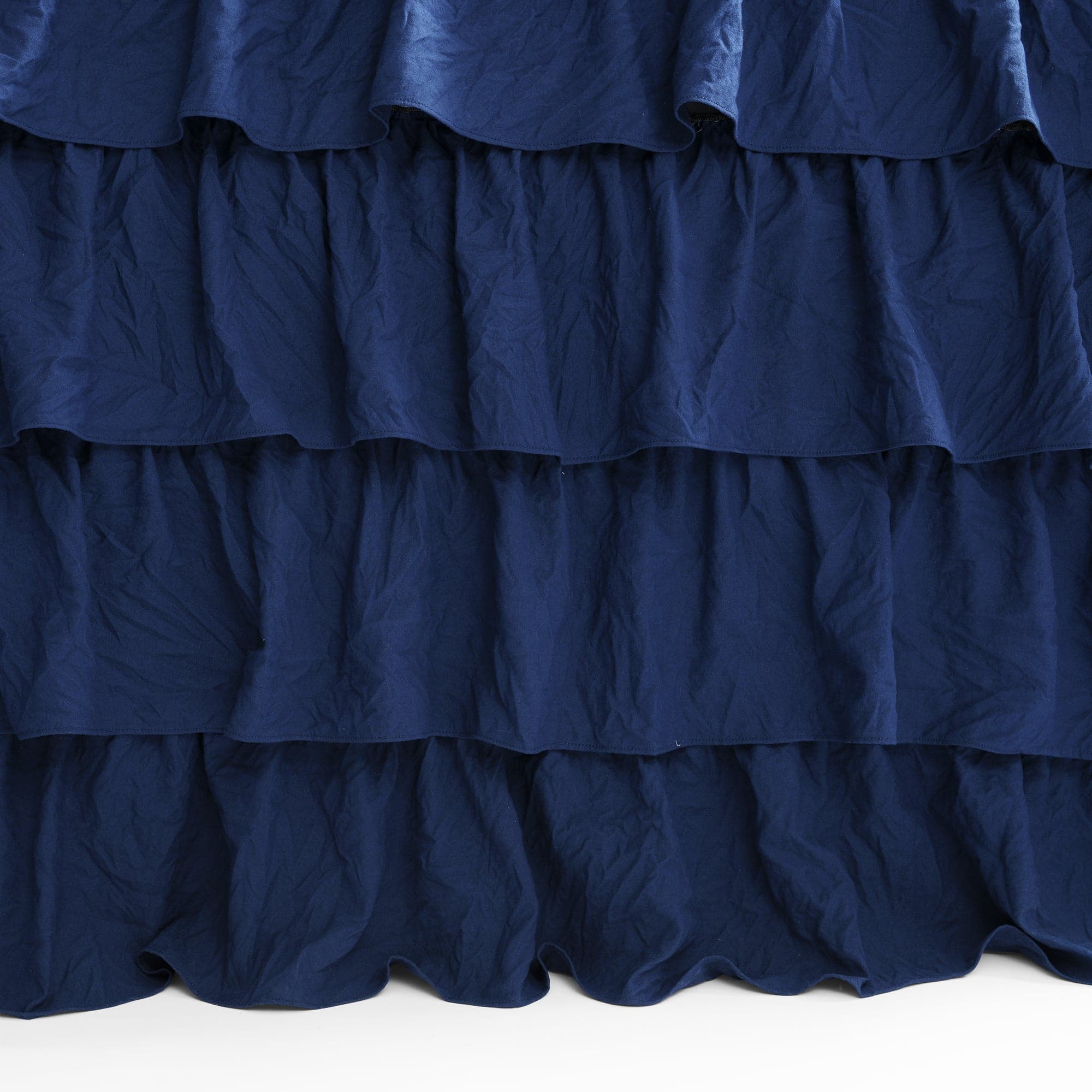 Allison Ruffle Skirt Bedspread Set - Elegant Floral Printed Queen Size Bedding with Ruffled Skirt | Perfect for Master Bedroom, Guest Room & Vacation Home Decor