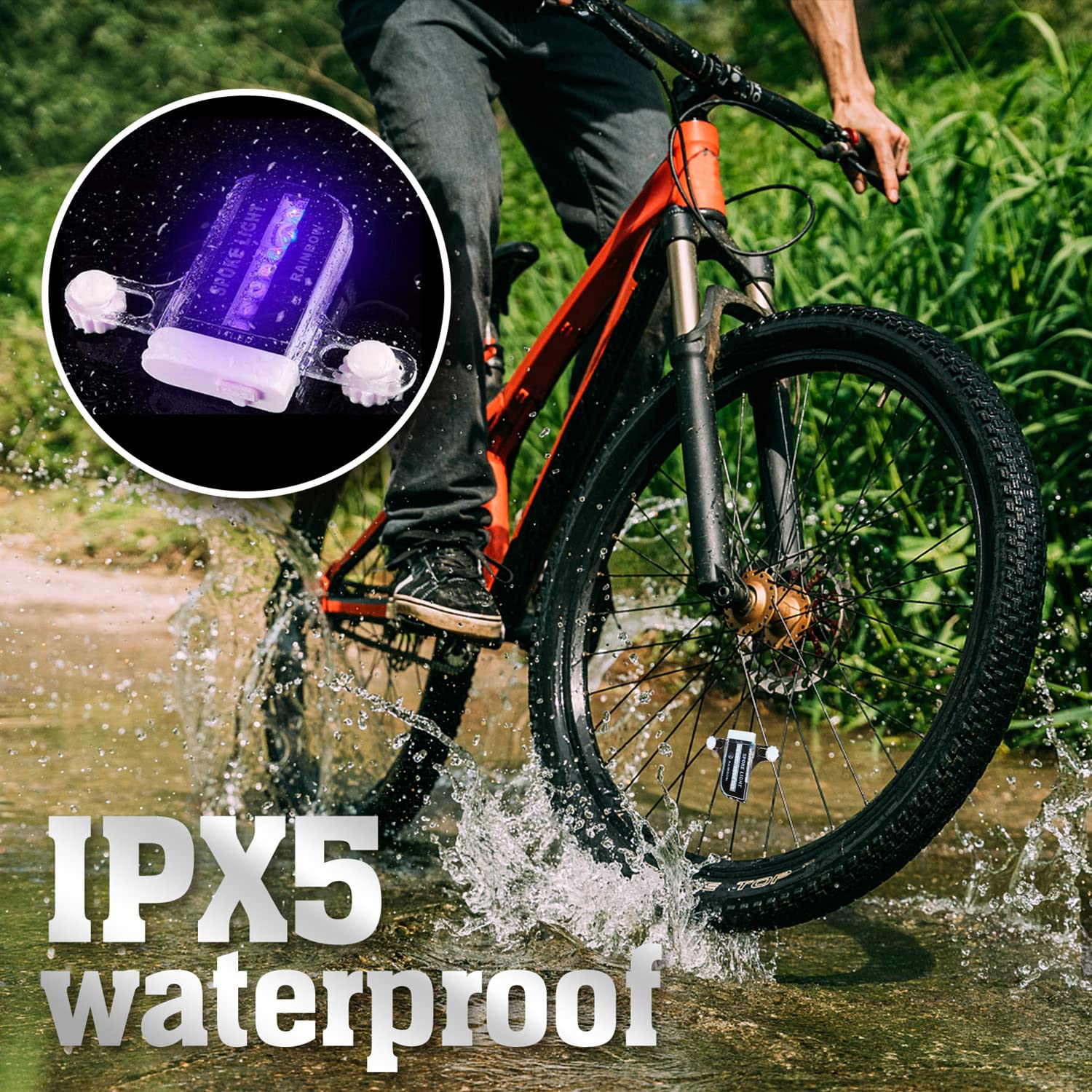 Best Bike Wheel LED Lights for Night Riding - Waterproof & Bright Spoke Lights for Safety - Perfect for Cycling, Commuting, and Outdoor Adventures