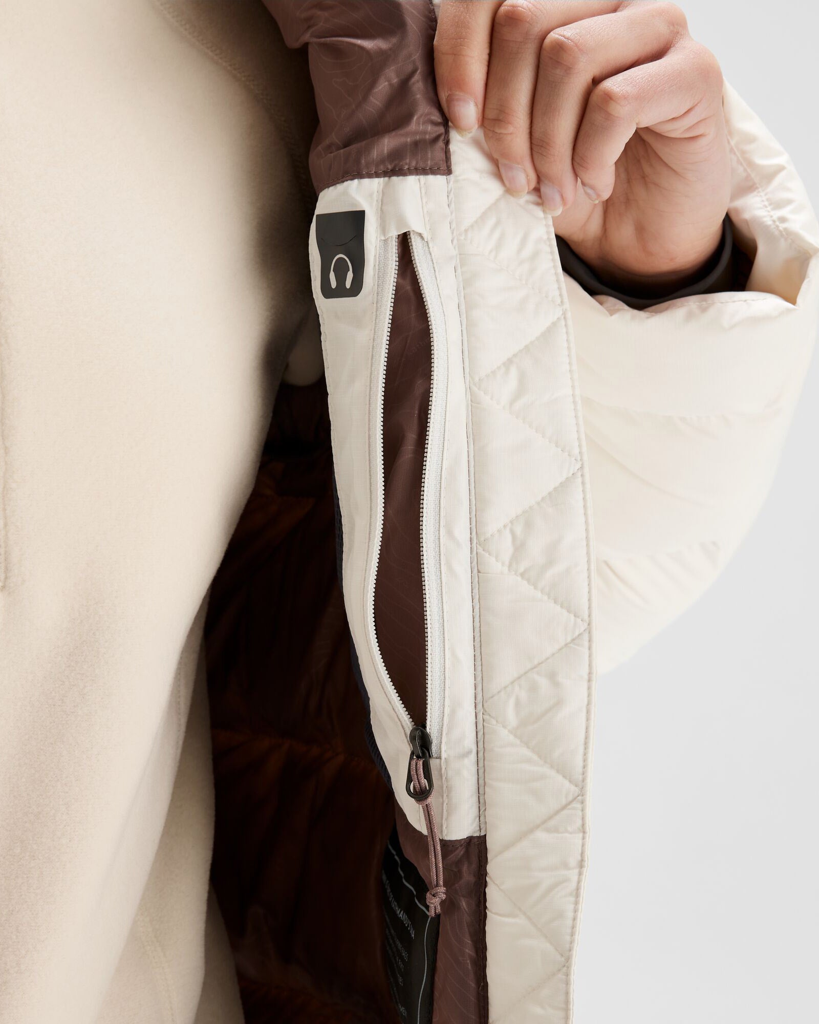 Women's Epiq Down Jacket - Lightweight Warm Winter Coat, Water-Resistant, Natural Color - Perfect for Outdoor Activities, Skiing & Cold Weather Fashion