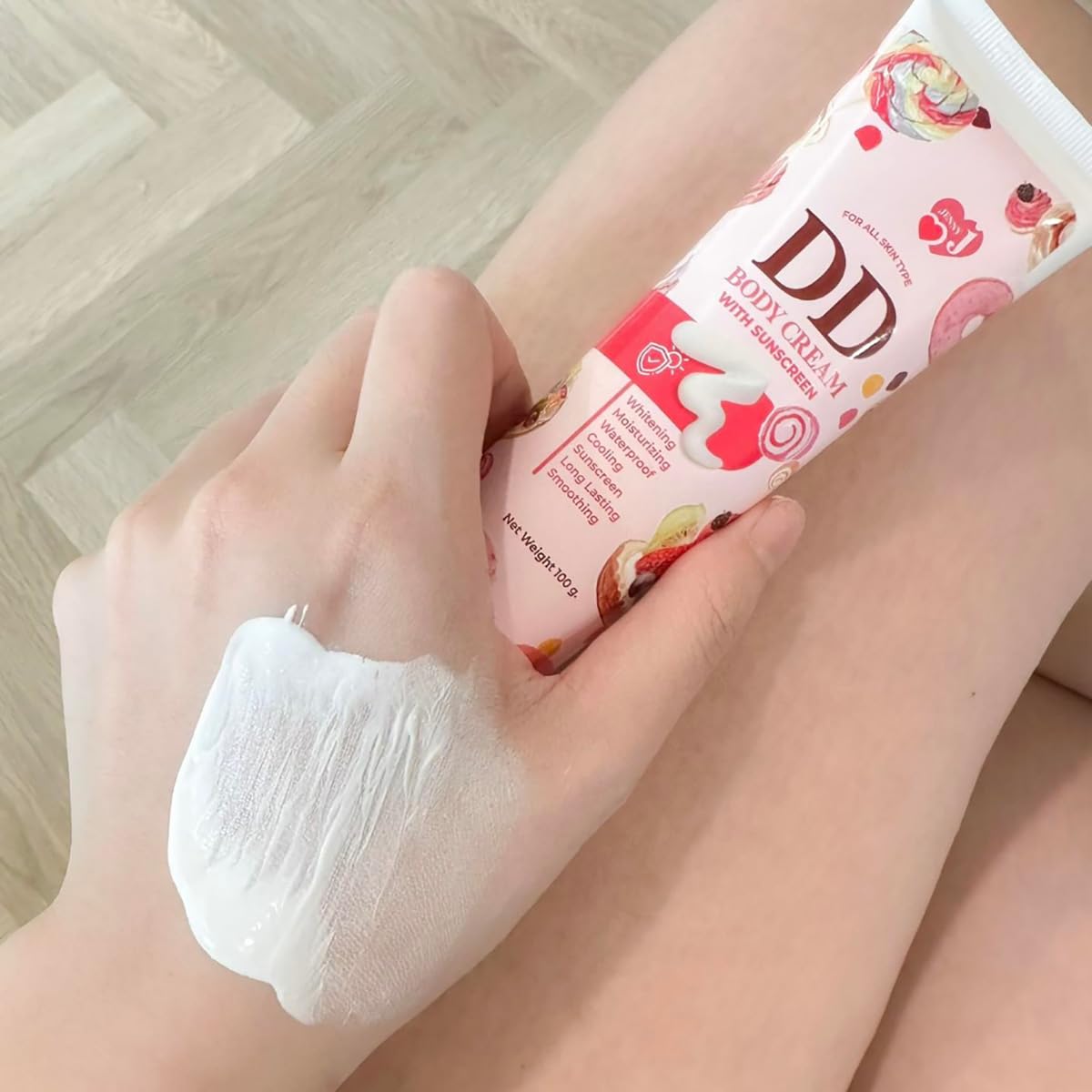Jenny DD Body Cream - 100ml Moisturizing & Waterproof Lotion for Long Lasting Hydration & Smooth Skin | 12-Piece Set by Beautygoodshop | Perfect for Daily Skincare, Travel & Gifting [Free Beauty Gifts Included]