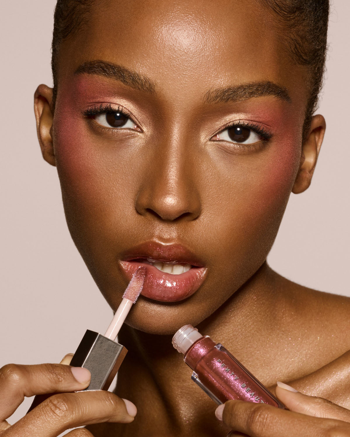 Gloss Bomb Universal Lip Luminizer - Hot Chocolit Shade | Hydrating Lip Gloss for Plump Shine | Perfect for Everyday Wear & Night Out Makeup
