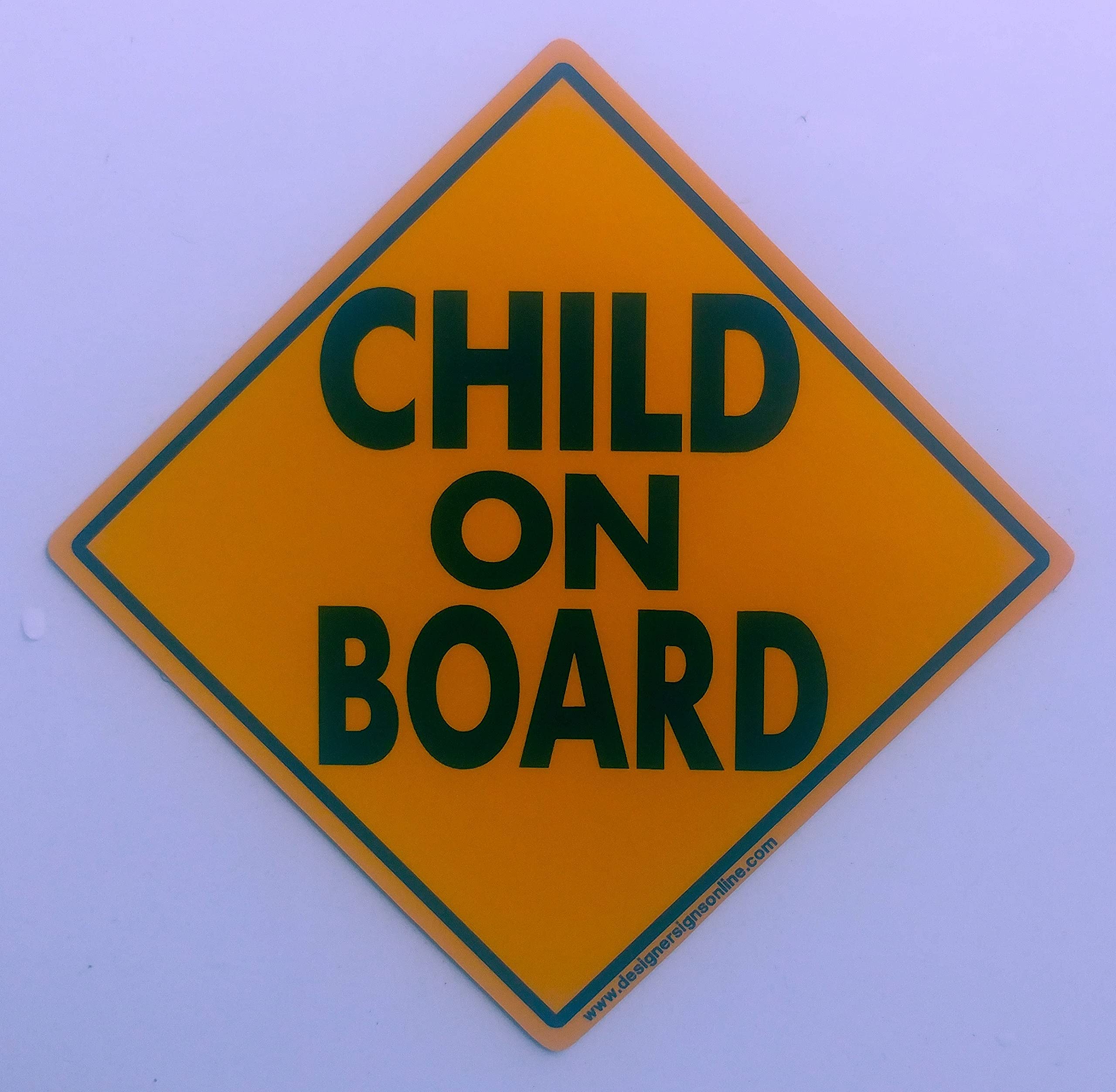 Child on Board Reflective Car Magnet - Safety Decal for Family Vehicles, School Pickup & Road Trips