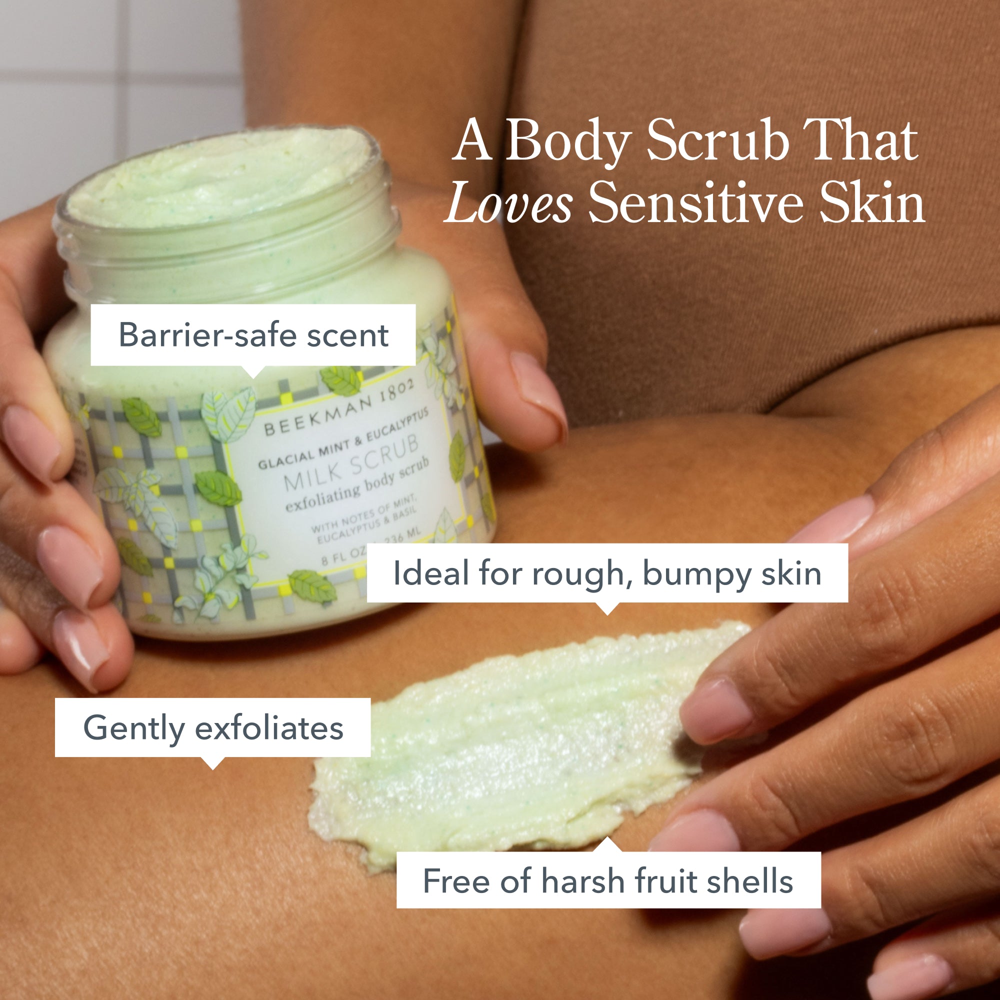 Glacial Mint & Eucalyptus Bodycare Trio Set - Soothing & Hydrating Lotion, Shower Gel & Body Scrub - Perfect for Spa Day, Relaxation & Self Care Routine