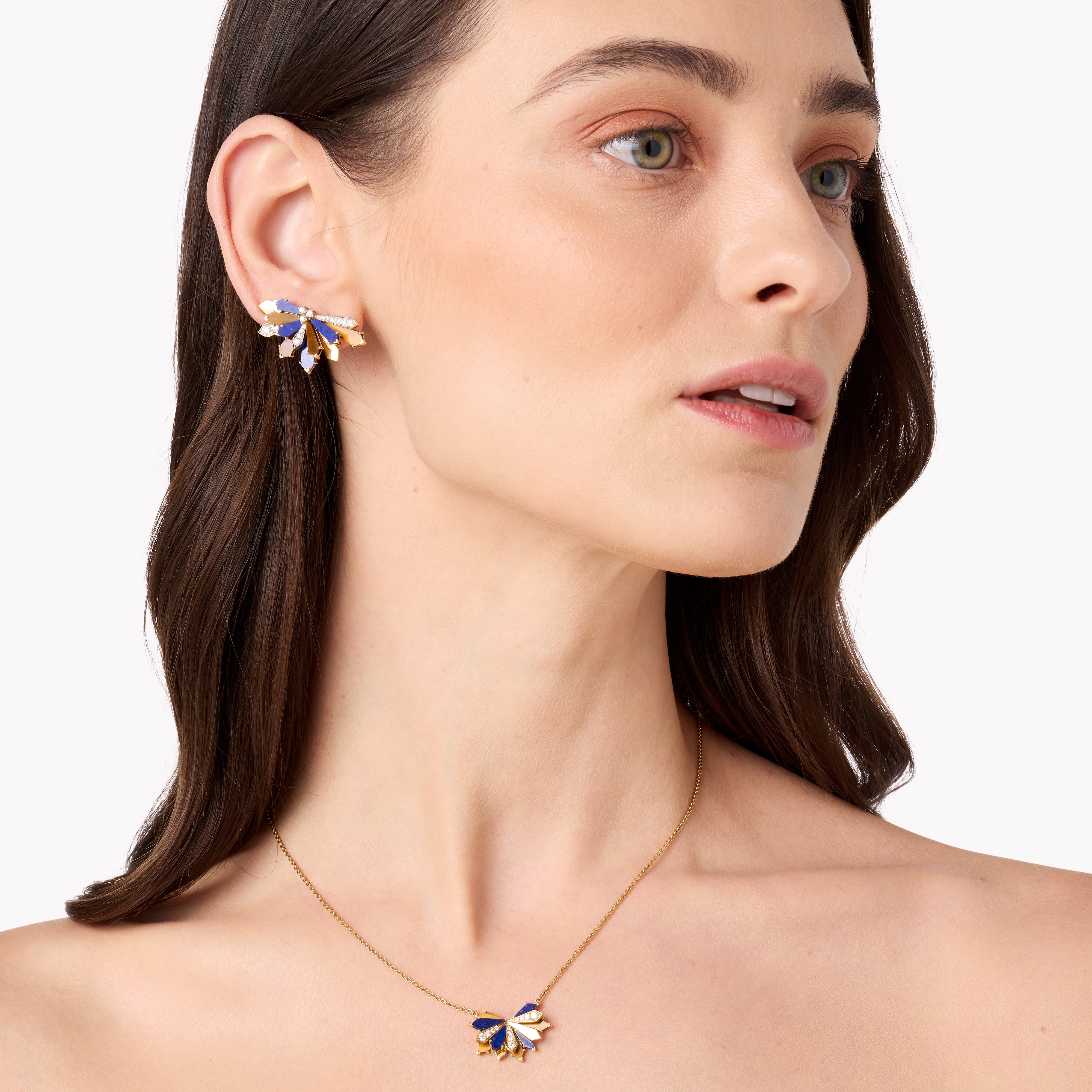 Medium Penacho Stud Earrings - 3 Stylish Combinations for Women | Elegant & Trendy Jewelry for Parties, Weddings & Everyday Wear
