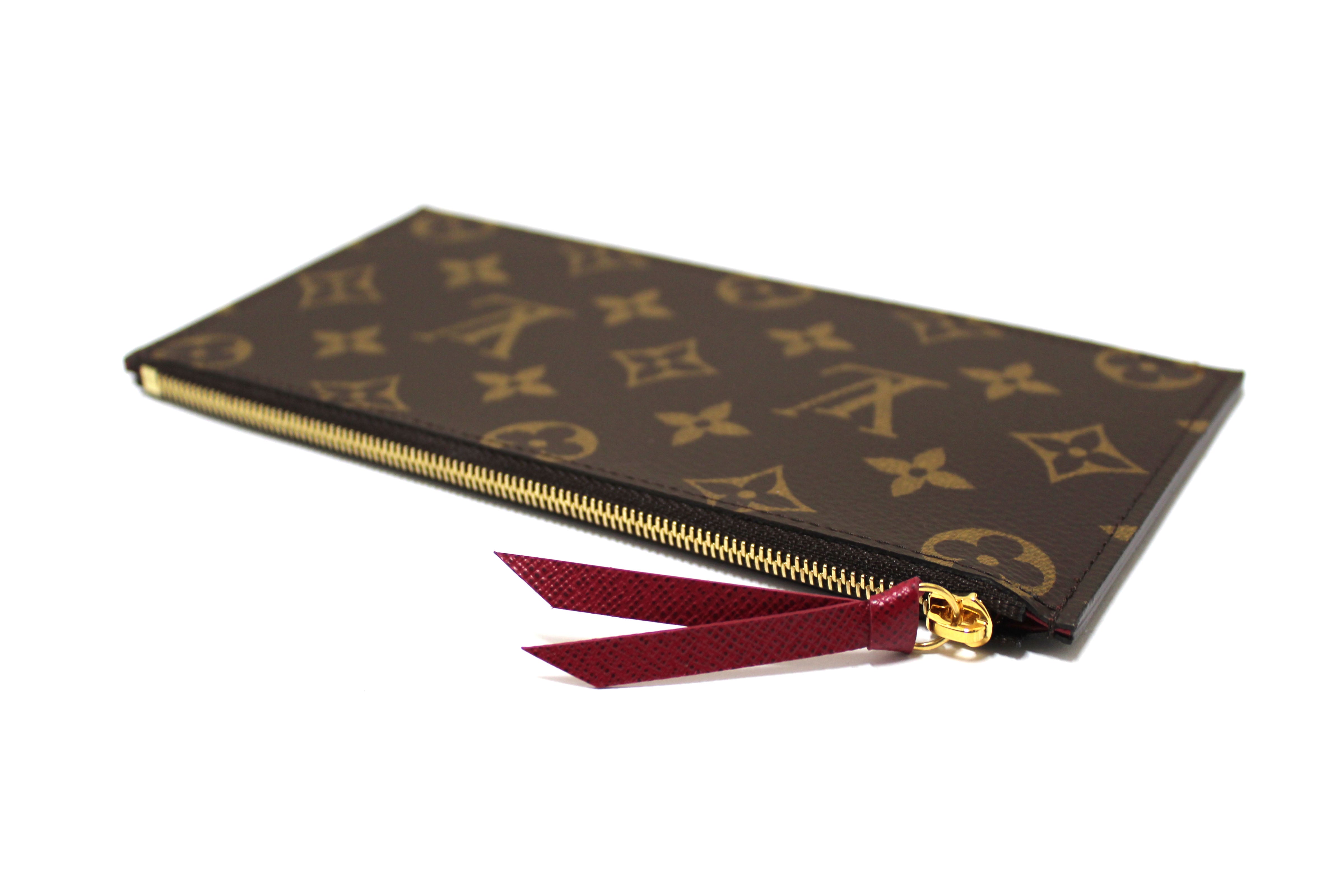 Authentic Louis Vuitton Monogram Felicie Pochette Crossbody Bag in Fuchsia Pink - Luxury Designer Handbag for Women, Perfect for Date Night, Parties & Everyday Use