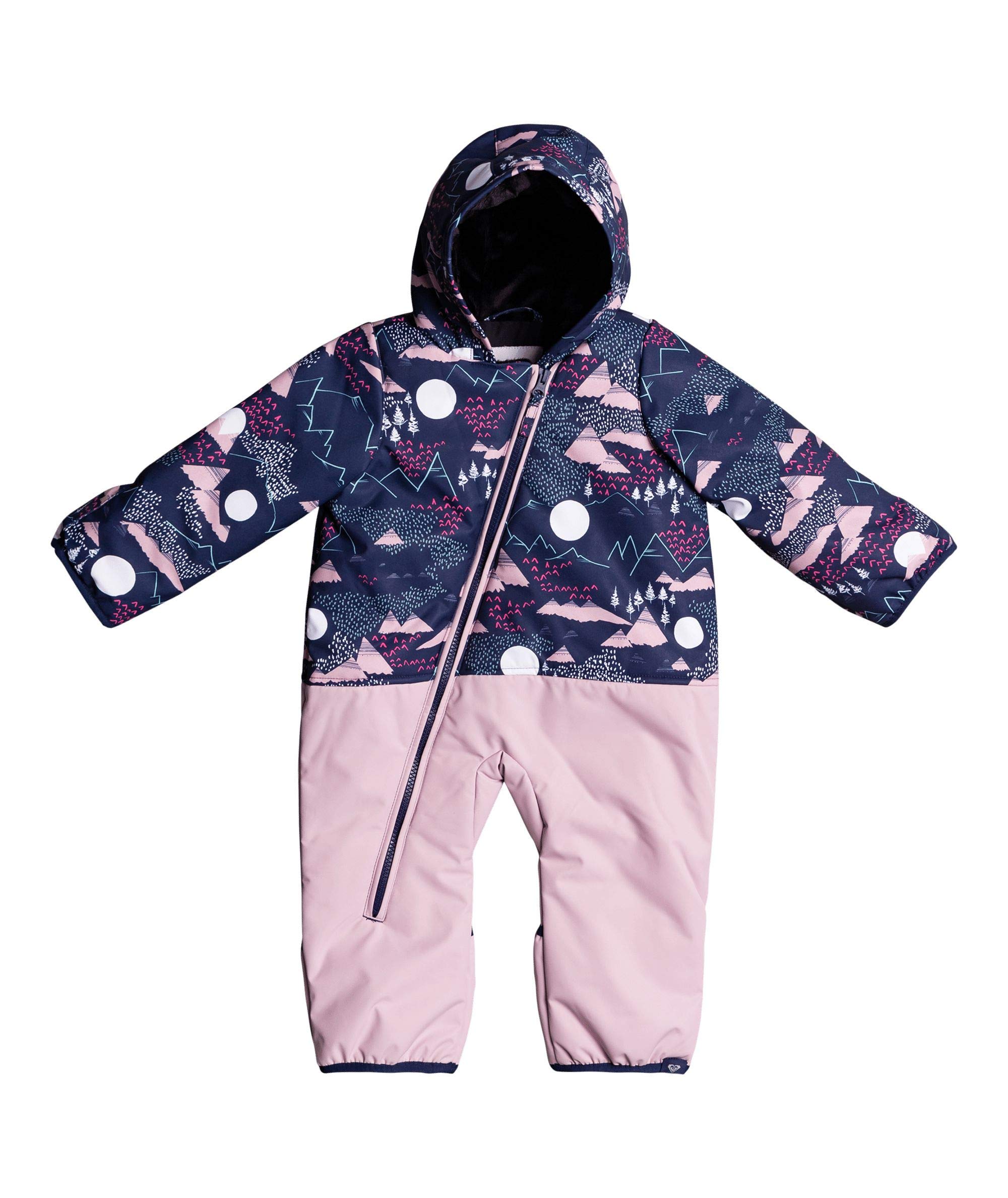 Roxy Baby Girls Rose Insulated Snow Jumpsuit - Waterproof Winter Snowsuit for Toddlers - Perfect for Snow Play, Skiing & Outdoor Winter Activities
