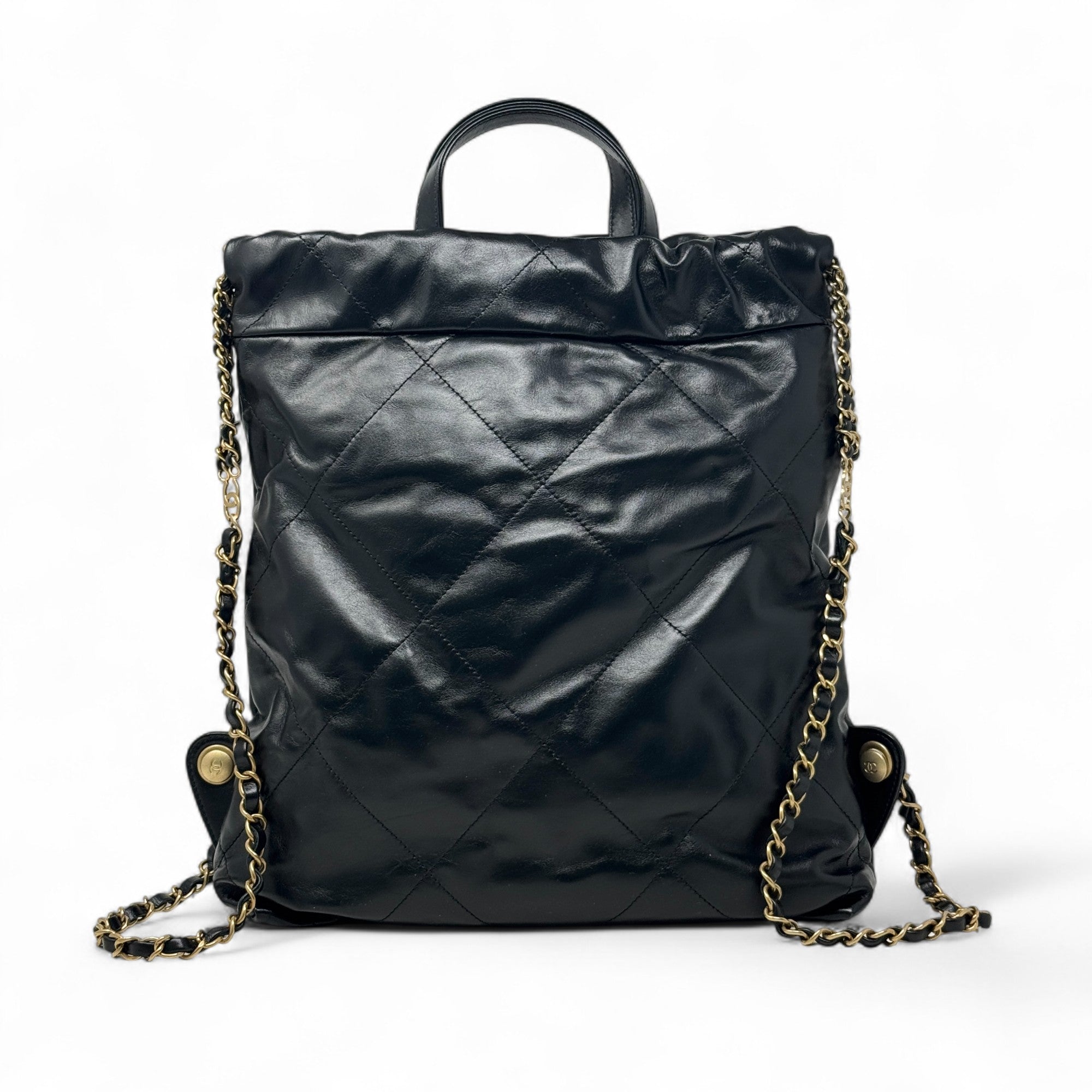 Chanel Black 22 Backpack - Luxury Quilted Leather Backpack for Women | Perfect for Travel, Work & Everyday Use
