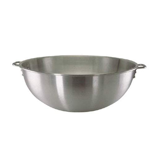 25 Inch Aluminum Soup Pot & Mixing Bowl - 45 Quart Large Capacity for Cooking, Baking & Food Prep - Perfect for Restaurants, Catering & Home Kitchens