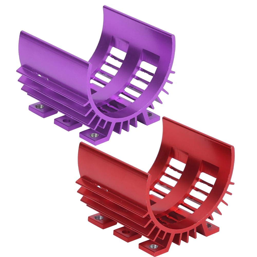 High Performance RC Motor Heat Sink - Aluminum Alloy Cooling Fin for Wltoys 144001 1/14 Scale Remote Control Car - Essential Upgrade Part for Better Engine Cooling & Longer Run Time - Perfect for Racing, Off-Roading & High-Speed RC Car Enthusiasts