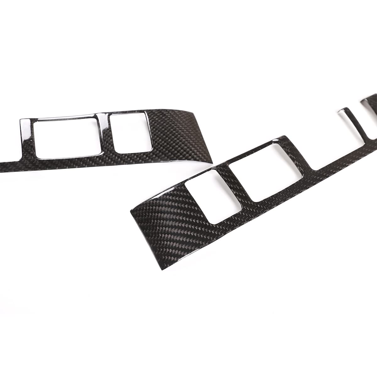 Premium Real Carbon Fiber Center Console Trim Cover for Porsche Macan 2014-2020 - Interior Upgrade & Protection - Perfect for Car Enthusiasts & Luxury Vehicle Customization