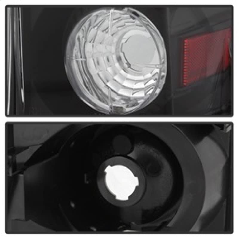 Spyder Auto 5001597 Euro Style LED Tail Lights - Black/Clear Smoke Lens - Compatible with [Vehicle Model] - Enhance Style & Visibility for Night Driving & Car Shows