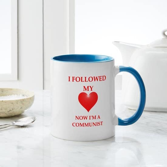 11 oz (325 ml) Communist Themed Ceramic Coffee Mug - Perfect for Tea, Coffee & Hot Drinks - Ideal for Home, Office & Gifts