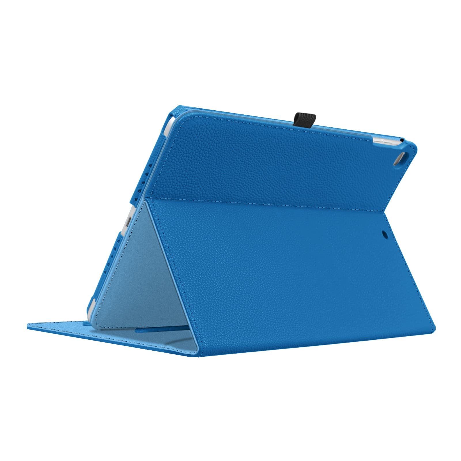 Fintie Protective Case for iPad 6th/5th Generation (2018/2017 Model) & iPad Air 2/Air 1 - 9.7 Inch Shockproof Cover with Corner Protection, Multi-Angle Stand & Storage Pocket - Royal Blue - Perfect for Work, School & Travel