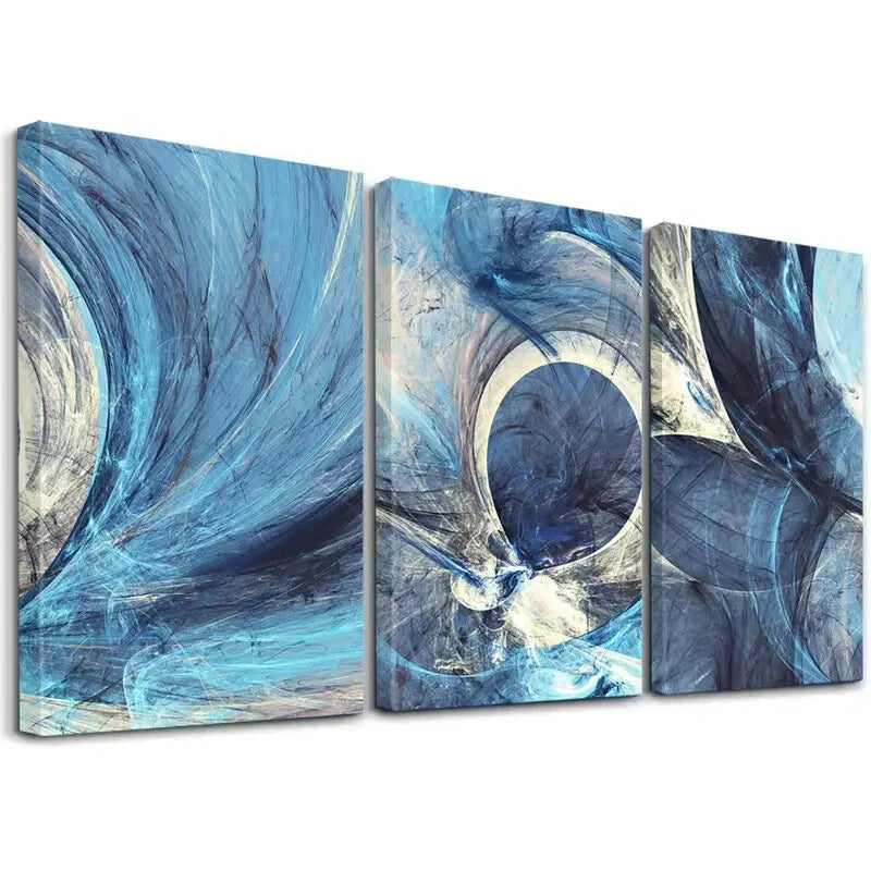 3-Piece Elegant Minimalist Wall Art Set - Framed Canvas Prints 50x70cm | High Quality Australian Made | Ready to Hang | Perfect for Living Room, Bedroom & Office Decor