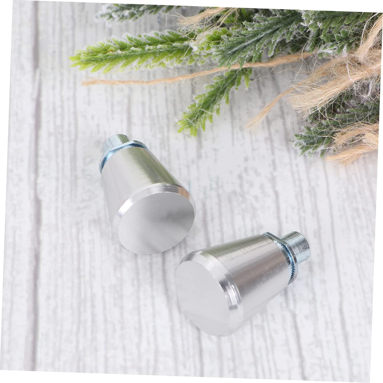 2-Pack 300 Series Silver Spring-Loaded Plunger Latches - Heavy Duty Mechanical Fasteners for Cabinets, Toolboxes & Industrial Equipment