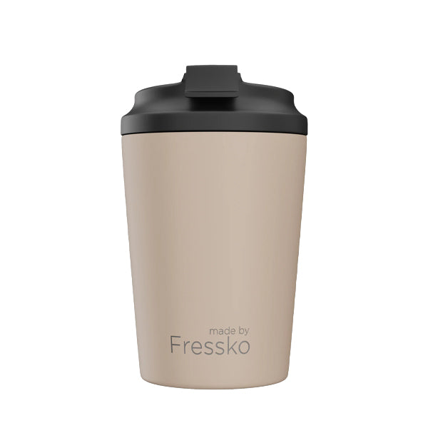Fressko Reusable Ceramic Coffee Cup - Eco-Friendly Travel Mug for Hot & Cold Drinks | Perfect for Office, Camping & Outdoor Adventures
