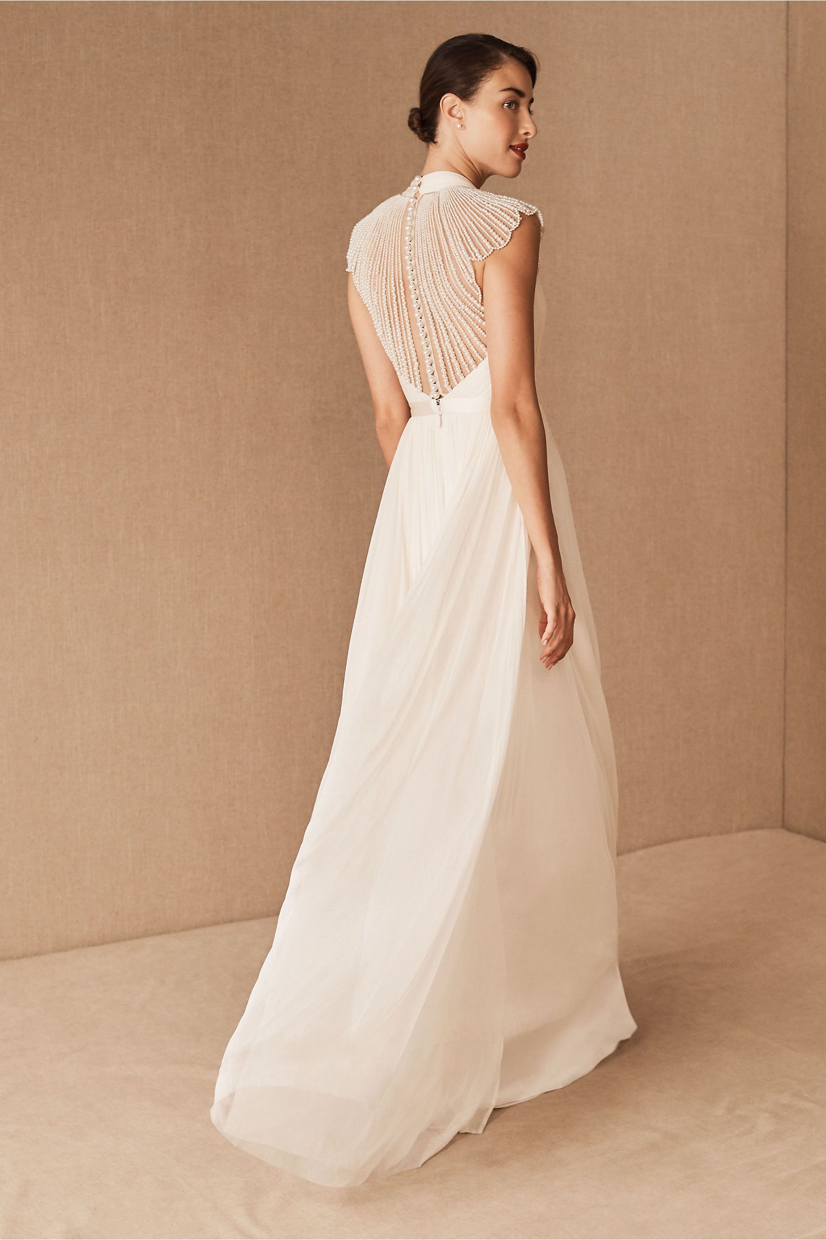 BHLDN Catherine Deane Kellyn Wedding Gown - Elegant Lace Bridal Dress for Bride, Perfect for Beach, Garden & Church Ceremonies