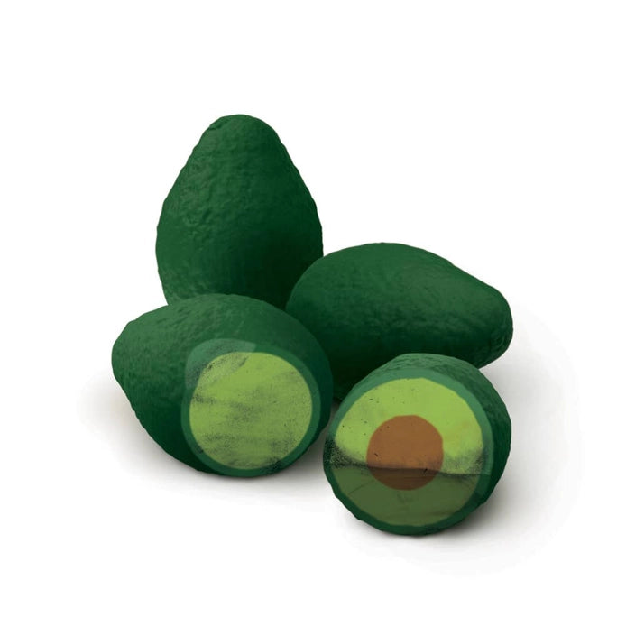 Avocado Erasers - Pack of 4 Cute Fruit-Shaped Pencil Erasers for School, Office & Art Supplies | Fun Classroom & Desk Accessories