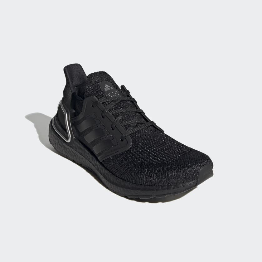 Adidas Men's Ultraboost 20 Running Shoes - Black | Lightweight Cushioned Sneakers for Jogging & Gym Workouts