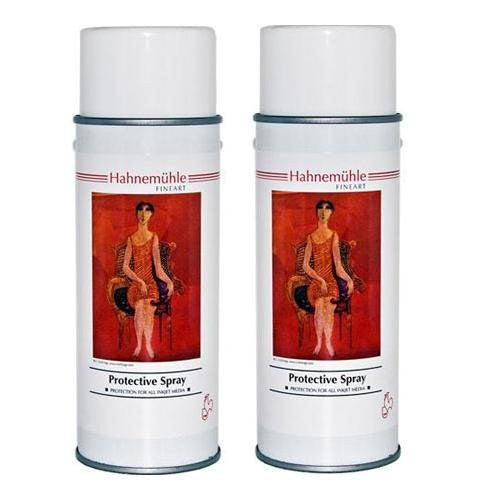 Hahnemuhle Fine Art Digital Print Protective Spray - 2 Pack (14 oz. Cans) - Acid-Free, UV-Resistant for Archival Quality Prints - Perfect for Photographers, Artists & Museums