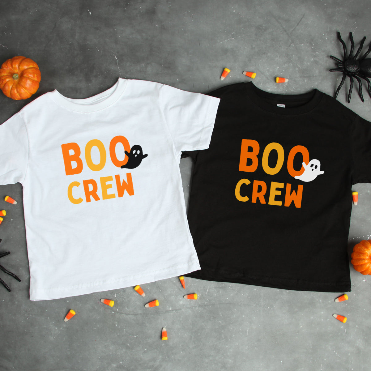 Boo Crew Ghost Matching Halloween T-Shirts for Family & Friends - Fun Costume Party Outfits for Halloween Celebrations