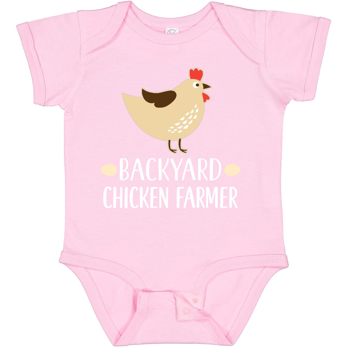 Inktastic Backyard Chicken Farmer Baby Bodysuit - Cute Farm Animal Onesie for Infants & Toddlers - Perfect for Farm-Themed Parties, Photo Shoots & Everyday Wear