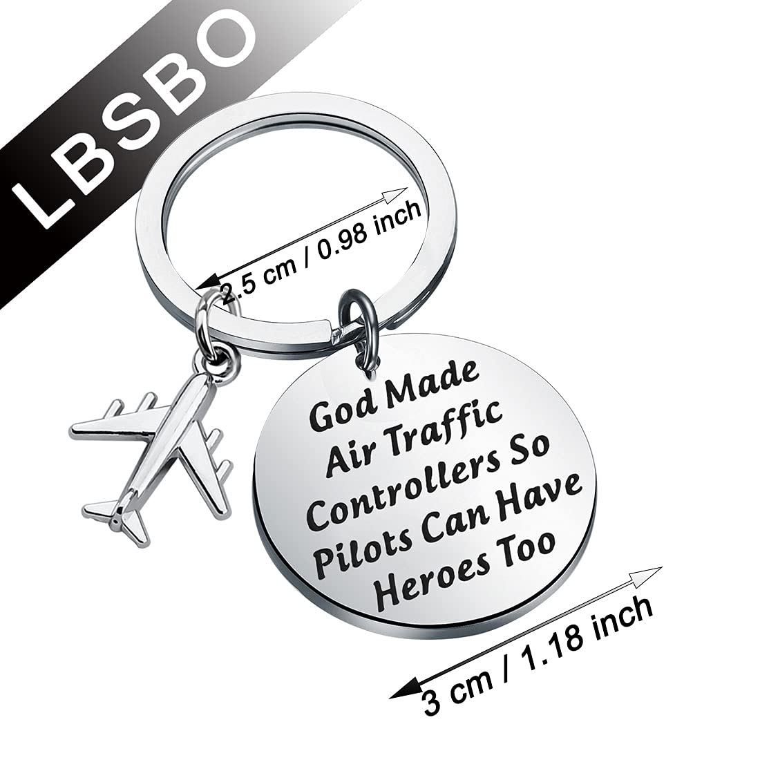 Air Traffic Controller Keychain Gift - Perfect for ATC Professionals & Aviation Enthusiasts