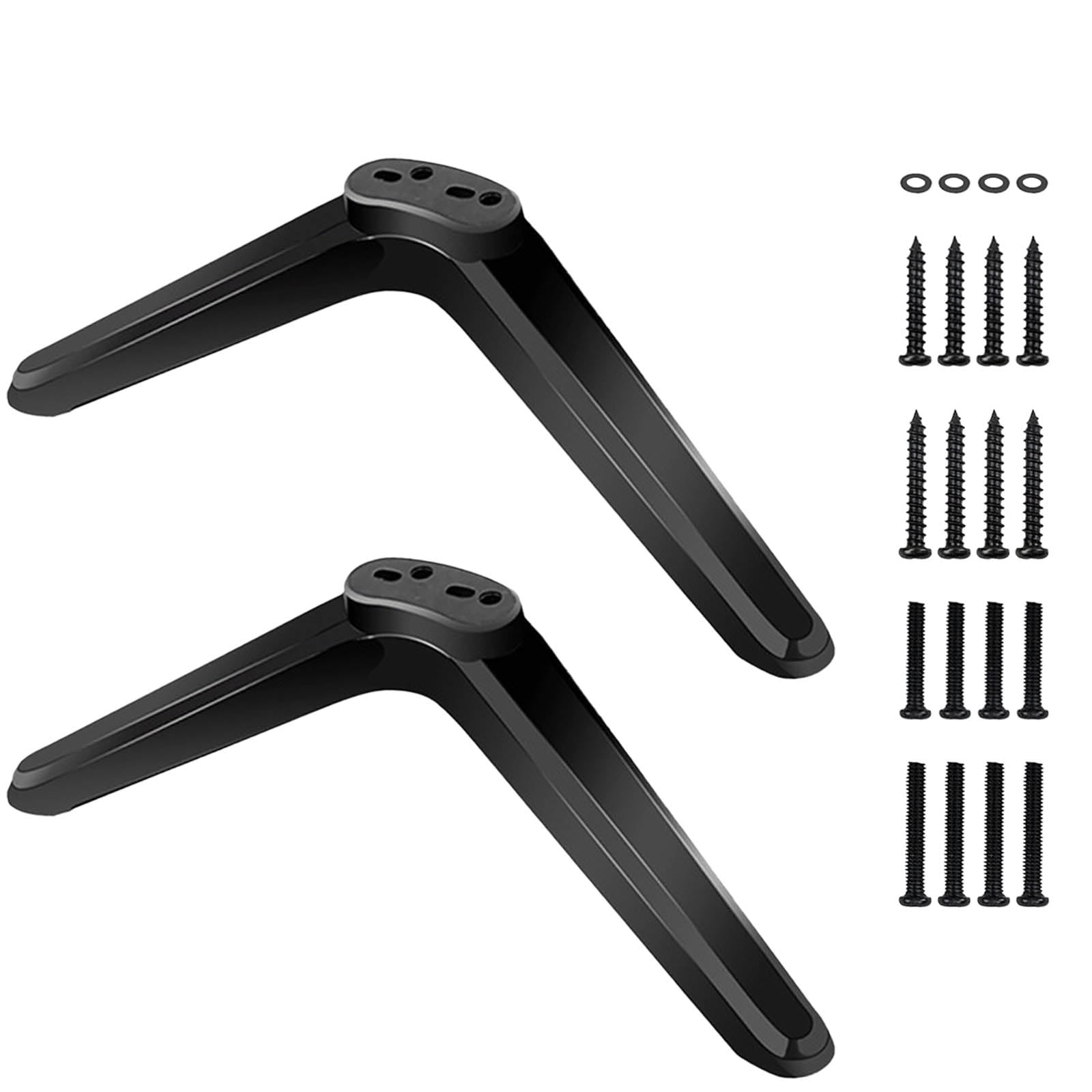Universal TV Stand Legs - Replacement Pedestal Feet with Screws for Most 32-55 Inch TCL Roku TVs (2-5cm Mounting Hole Distance) - Perfect for Living Room, Bedroom & Home Theater Setup