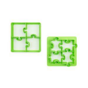 Lunch Punch Sandwich Cutter Set - Fun Puzzle-Shaped Sandwich Cutters for Kids (2-Pack) - Perfect for School Lunches, Picnics & Party Snacks
