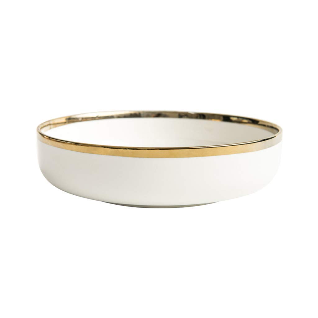 Premium Ceramic Noodle Bowls - Durable Soup, Salad, Cereal & Fruit Bowls for Restaurants & Home Use - Perfect for Asian Noodles, Pasta, Healthy Meals & Family Dining