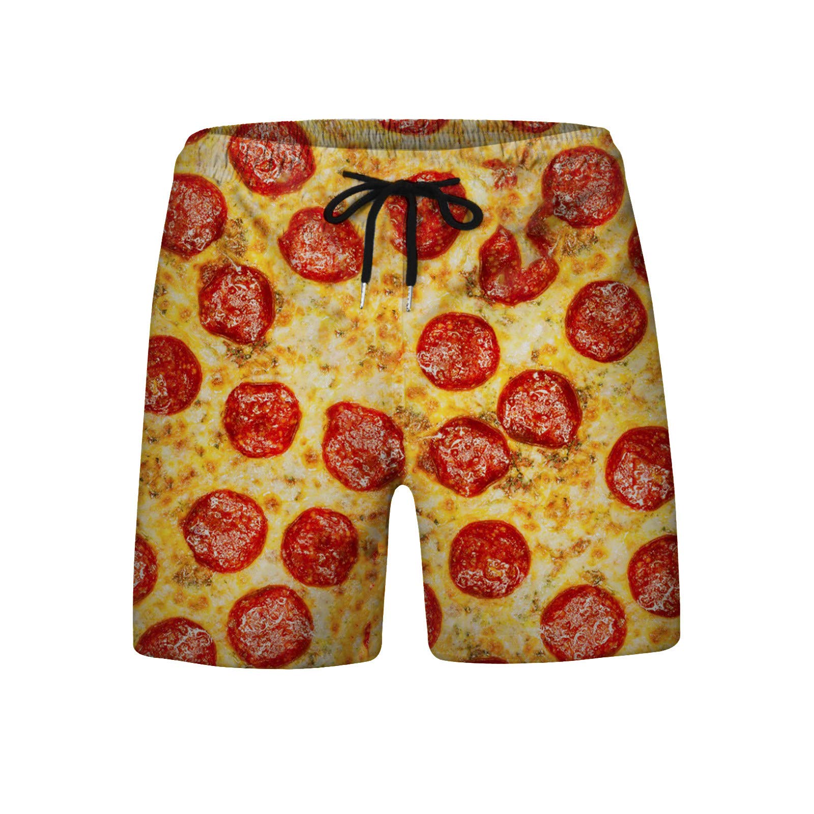 3D Printed Tiehua Beach Shorts for Men - Realistic Food Design Summer Swim Trunks & Quick-Dry Board Shorts | Perfect for Swimming, Surfing, and Beach Vacations