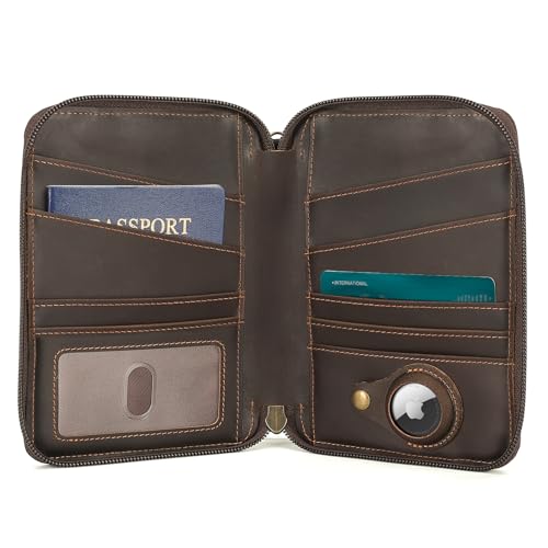 Dark Brown with AirTag Slot