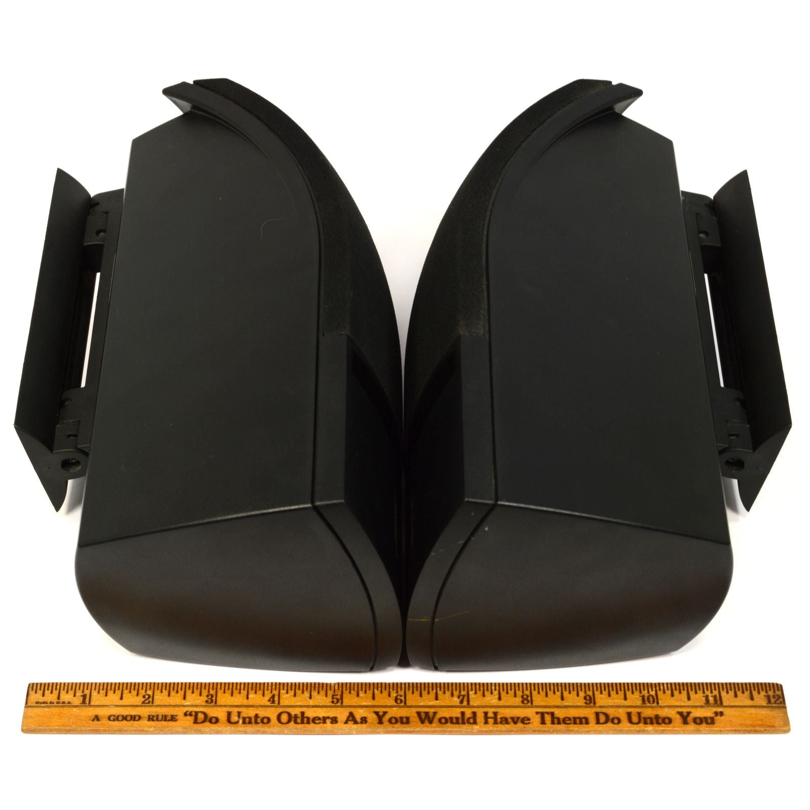 Refurbished BOSE 161 Bookshelf Speakers (Pair) - Black with Wall Mount Brackets - Perfect for Home Theater & Music Listening