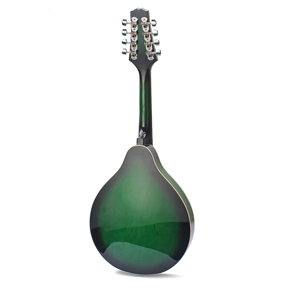 Happyyami 8-String Basswood Mandolin for Beginners with Rosewood Bridge - Perfect for Music Practice, Folk Bands & Outdoor Performances