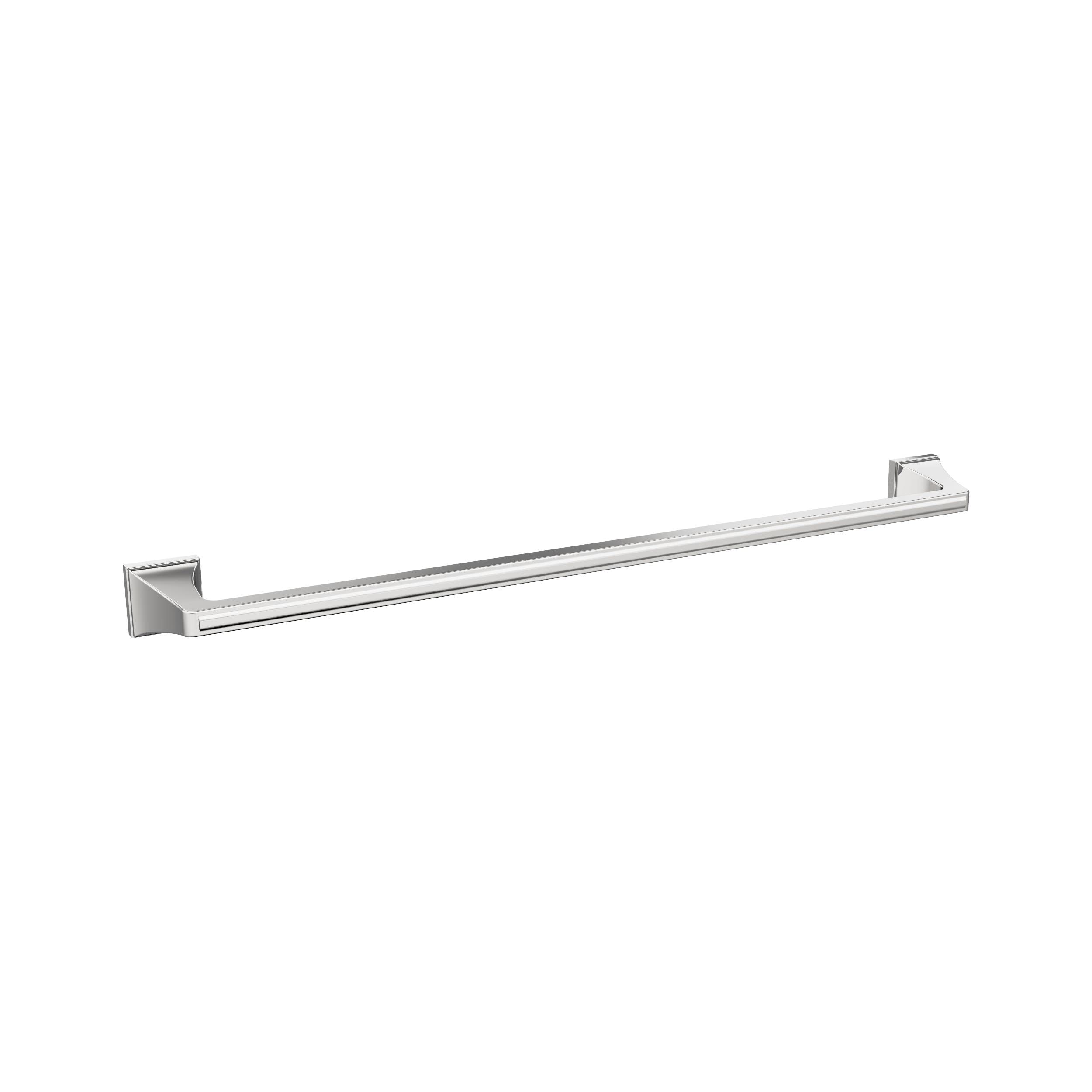Amerock Chrome Mulholland 5-Piece Bathroom Accessories Set - Modern Towel Bar, Toilet Paper Holder & More for Stylish Home Decor