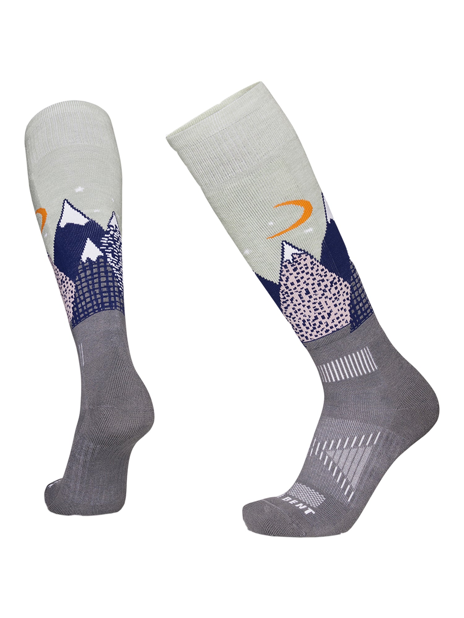 Kids' Mountain Lightweight Ski Socks - Warm & Breathable Hiking Snow Socks for Boys & Girls - Perfect for Skiing, Snowboarding & Winter Outdoor Activities