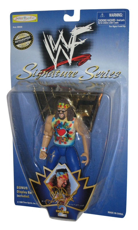 Vintage 1998 WWF Jakks Pacific Signature Series 2 Dude Love Wrestling Action Figure - Collectible WWE Memorabilia for Fans & Display Cases