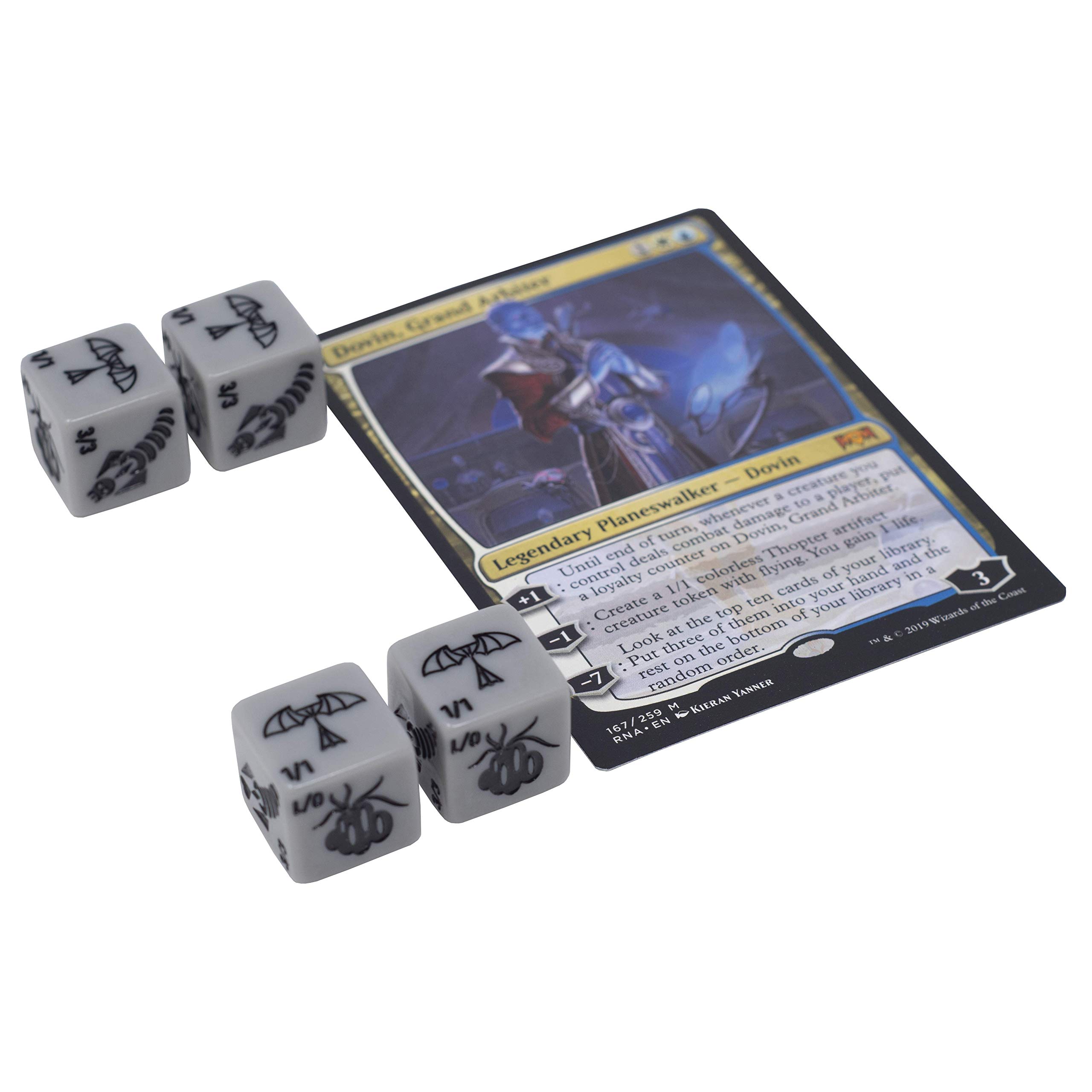 Premium Magic The Gathering (MTG) Token Set with Life & Counter Dice - Perfect for MTG Gameplay, Tournaments & Collectors