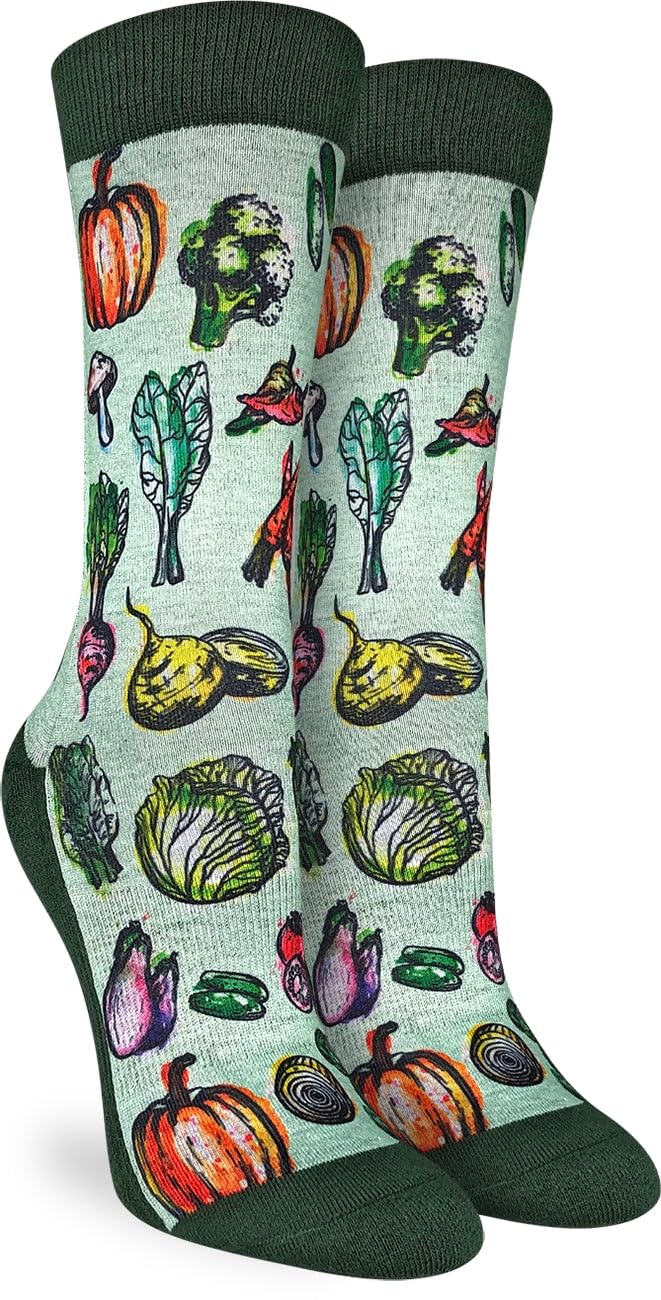 Good Luck Sock Women's Animal Print Crew Socks - Fun Novelty Casual Socks for Women - Perfect for Gifts, Everyday Wear & Themed Outfits