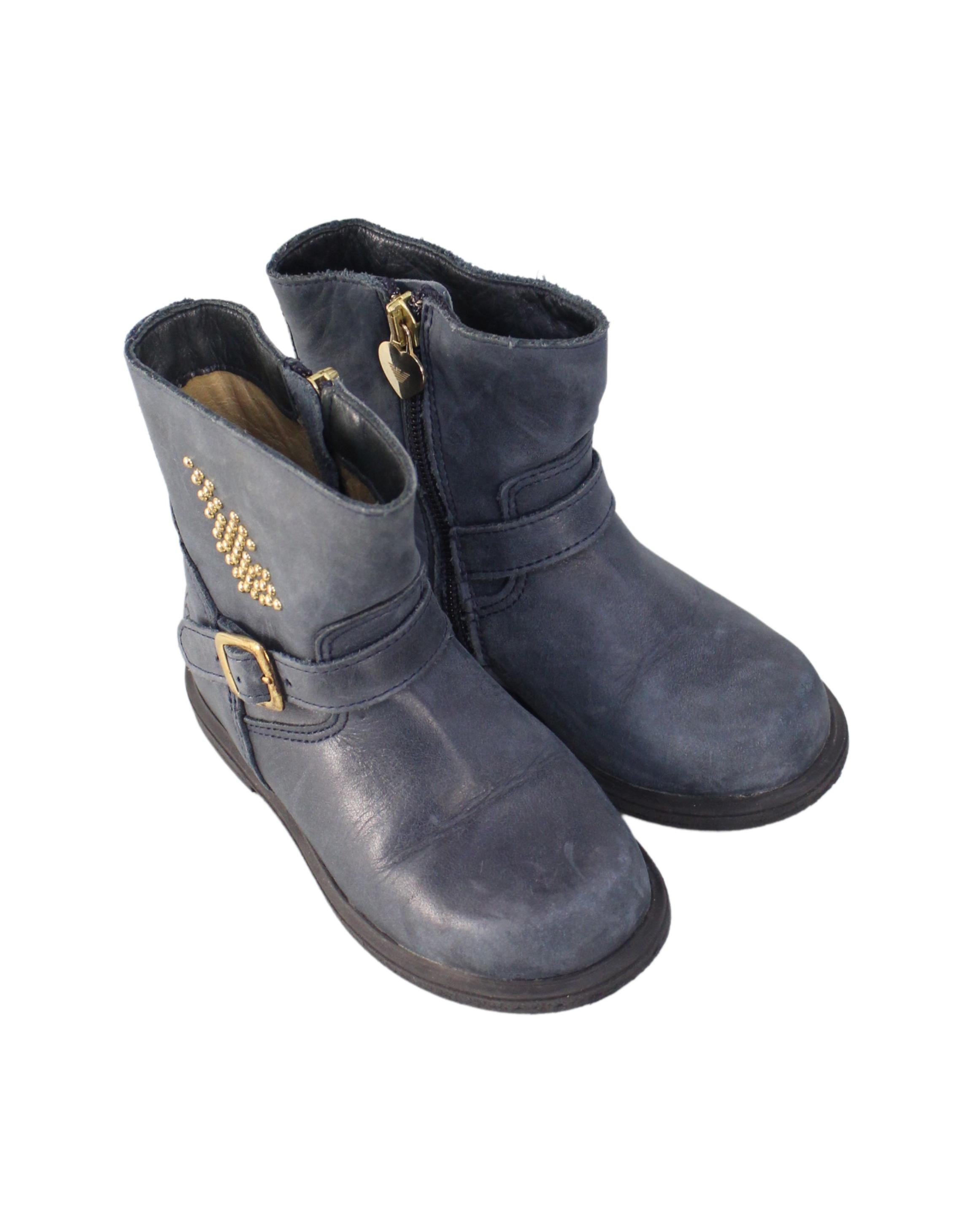 Armani Casual Boots for Toddlers 4T (EU26) - Stylish & Comfortable Kids' Shoes for Everyday Wear, Outdoor Play & Special Occasions