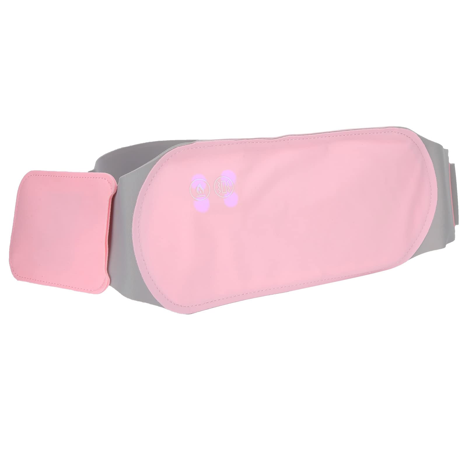 YUYTE Electric Heating Waist Belt - Adjustable Temperature 45-65℃, Plush Warm Moxibustion Belt for Women, Hot Compression Therapy for Back Pain Relief - Perfect for Period Cramps, Office Work & Winter Warmth