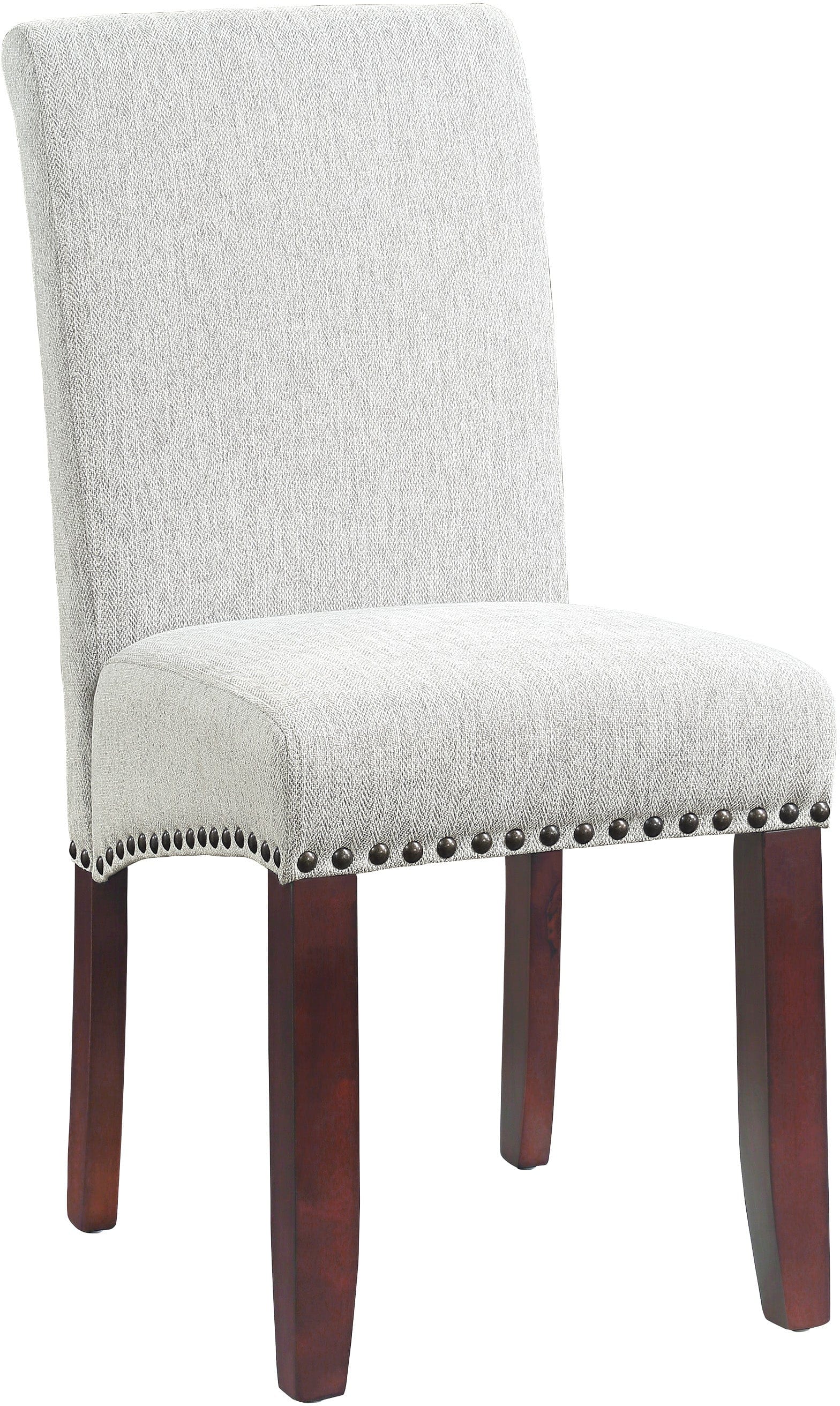Office Star Parsons Dining Chair - Modern Wooden Dining Chair with Upholstered Seat [MET87] - Perfect for Kitchen, Dining Room, and Office Use