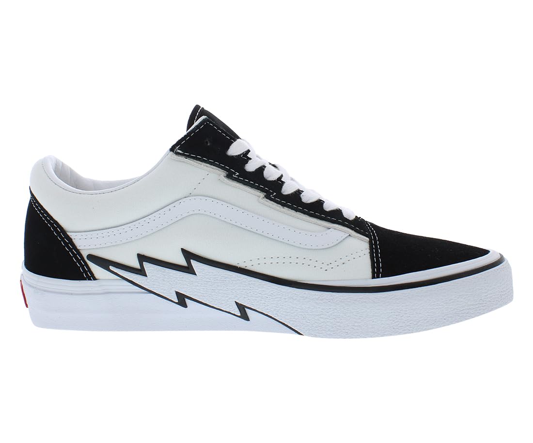 Vans Old Skool Bolt Men's Skate Shoes - Classic Black & White Sneakers for Skateboarding, Casual Wear & Street Style | Durable Canvas & Suede Design with Iconic Side Stripe